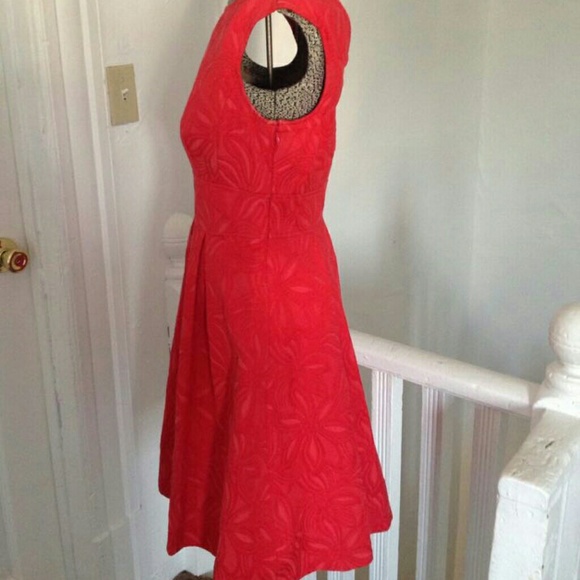 Adrianna Papell Red Dress. Valentines day. Date night. - Picture 4 of 6